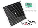 40W 18V Monocrystalline Silicon Flexible Solar Panel with 40A Solar Charge Controller with Dual USB V1294-YM0901-3114210079511