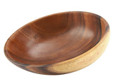 Solid Acacia Wooden Bowl for Salad Soup Rice Hand Made Wooden Bowl Kitchen Utensils V1294-YM0727-JY15228-04