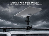Pole Clamp for Starlink Mini, Adjustable Mount & Adapter Aluminum Alloy Pipe Adapter for V1181-ZY012