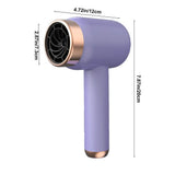 Wireless Hair Dryer Rechargeable Portable Hair Dryer with 3 Speed Settings, Battery Operated for V1366-AZ2-W-14785