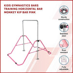 Kids Gymnastics Bars Training Horizontal Bar Monkey Kip Bar Pink V63-833321