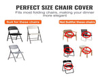 Stretch Spandex Folding Chair Covers, Universal Fitted Chair Cover, Removable Washable Protective V952-YTHS100PCSDKFY5EXV0