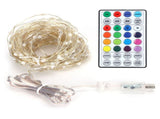 16Colors 200LEDs String Light Copper Wire RGB Decor Lamp IR Remote Control Timing Waterproof V1294-YM0901-3119210002411