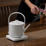 Gooseneck Kettle Mouth Electric Water Kettle Stainless Coffe Hand Punching vision Stainless V1192-AZ-W-9918