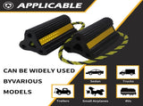 Wheel Chocks for RV Trailer Camper Truck Car, Versatile Rubber Chocks Block V1258-DP02-WO-1042