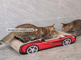 Bestselling Red Racing Car Cat Scratcher Bed Corrugated Cardboard Durable Cat Bed Scratcher V1232-FSMZQ001