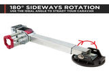 2x AL-KO 590mm Drop Down Stabiliser Leg Corner Fitted with Big Foot 654859-2
