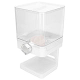 Cereal Dispenser 17.5oz Capacity Single Grid Grain Dispenser Transparent Plastic Food Dispenser for V1294-YM0523-3118220037911
