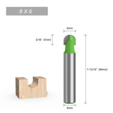 11pcs Round bottom woodworking milling round head semi-circular lace ball V1369-AZ3-W-04485