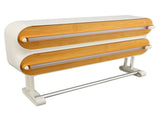 Plastic Wrap Dispenser Innovative Wooden Grain Adjustable Wall 3 In 1 Wrap Organizer with Cutter for V1294-YM0901-3118240160411