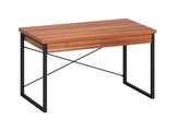 Artiss Computer Desk Drawer Storage Walnut 100CM MET-DESK-118-WN