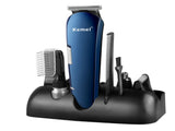 Kemei 14 PCS Grooming Kit Rechargeable Electric Hair Clipper Shaver Nose Trimmer All-in-One V1294-YM0901-H32417