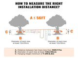 Ninja Warrior Obstacle Course for Kids, 2 x 17m Weatherproof Slacklines, 227kg Weight Capacity V952-RZX562YC11J0F2X1FV0