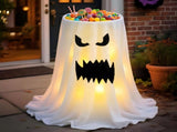 120cm Light-Up Ghost Candy Bowl Halloween Party Must-Have, Large Capacity Trick-or-Treat Station, V1232-YLTGZ-002
