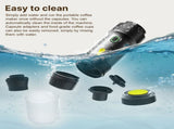 Portable Coffee Machine for Car Home Travel 3 in 1 Cordless Electric Coffee Maker Work With Capsule V1294-YM0901-H49110S
