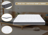 Double Memory Foam Mattress OEKO-TEX Textile & CertiPUR-US Certified Foam V63-930221