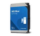 Western Digital WD Blue PC Desktop Hard Drive - 12TB, 3.5', SATA, up to 260MB/s, 7200 RPM, CMR, V1202-V2-HAWD-BLUE-12TB