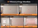 Laser Measuring Tool, 262ft Measure with Digital Angle Finder & Level, Magnetic Rechargeable V413-CD80