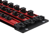 Portable Socket Organizer Aluminum Socket Holder Storage Tray for 1/2 3/8 1/4 Holds 40 V1294-YM0901-3114240096911
