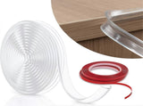 6m Corner Protector Roll - Self-Adhesive Babies Table Edge & Corner Guard Strip, Clear Silicone V1263-JX-4487