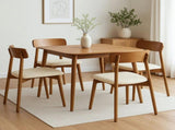 Levede 4x Dining Chairs Kitchen Chair CH1113-2-WAX2