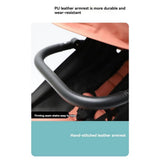 Stroller Bumper Bar Armrest Stroller Accessories Adjustable Handlebar for Baby Pushchair Middle V1369-AZ3-W-08393