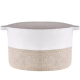 VEVOR Cotton Rope Storage Basket 87L Woven Blanket Basket 20 x 20 x 14 in V952-MZCWLYZTL22W2SO26V0