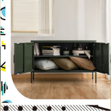 Artiss Buffet Sideboard Metal Cabinet - BASE Green AI-LOCKER-LD-GN