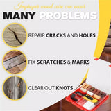 DIY Manual Floor Furniture Repair Kit, New Laminate Hardwood Floor Repair Kit Scratch Cracks Repair V1192-AZ-W-11793