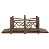 Gardeon Garden Decor Outdoor Ornament Wooden Bridge 150cm GD-BRIDGE-SH2265