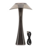 LED Table Lamp USB Charging Night Light 3 Lighting Mode with Touch Sensor for Home Room Smoky Grey V1294-YM0521-3119230018112