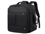 Large Capacity Travel Backpack with USB Charging Port - Black V888-ELOSUNG15301