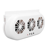 Solar Powered Car Exhaust Fan 5000RPM Air Circulation Vehicle Cooling Vent Fan with USB Interface V1294-YM0901-3113240150912