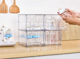 Clear Stackable Storage Drawers, Transparent Acrylic Organizer Bins with Drawers for Under V1366-AZ2-W-16635