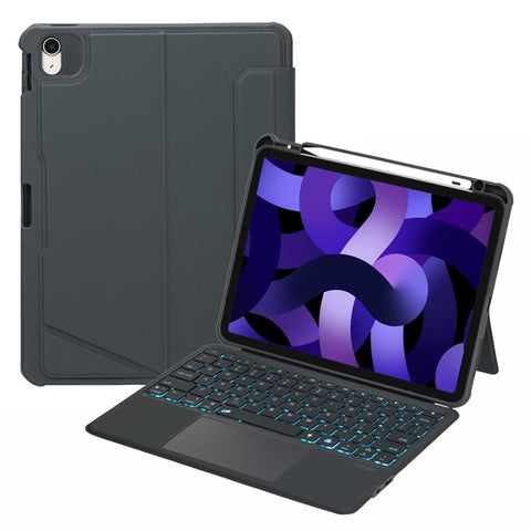 10.9 Ipad 10Th Gen 2022 Bluetooth Keyboard Leather Case With Touch Backlight And Split Design PRL-102801400ADE_NZ