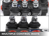 3 Spool Hydraulic Control 11GPM Hydraulic Directional Control Double Acting Hydraulic V952-KZF3ZYY11GPMSZY01V0