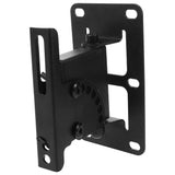 Speaker Wall Mount Bracket Black Zinc Alloy for Home Use 1Set V1366-AZ2-W-22335