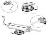2 LB Aluminum Alloy Sausage Stuffer Maker Meat Filler Kit for Home Use V1294-YM0727-JY17105