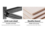 3x1.8M 5-Shelves Steel Warehouse Shelving Racking Garage Storage Rack Grey WR-E-9X18-CCX3