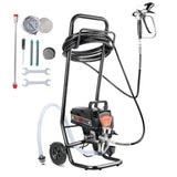 Stand Airless Paint Sprayer, 950W 3000PSI High Efficiency Electric Airless Sprayer With Cart, Fine V952-ZSSGYWQPTJLSXA6A7V3