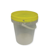 Bulk 10 x 1.2L Honey Bucket with Lid - 1.5Kg Clear Tamper Proof Plastic Tub V238-SUPDZ-40761488375888