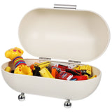 Iron Bread Box 34x20x19 cm for Kitchen Storage and Home Use, Vintage Case V1192-AZ-W-20566