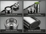 Antibacterial 316 Stainless Steel Vacuum Flask 800ml Tea Infuser & Insulated Bottle for Hot/Cold V1188-MS-306-005