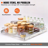 VEVOR 34x53 cm Pull Out Cabinet Organizer, Heavy Duty Slide Out Pantry Shelves, Chrome-Plated Steel V952-HG114W21D315H1TT7V0