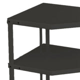 Kitchen Small Corner Shelf Rack Fan Shaped Space Saving Stable Carbon Steel Cookware Stand for Pots V1294-YM0710-3118230294214