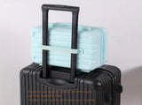 14 Inch Mini Makeup Case, Lightweight Cosmetic Travel Bag with Shoulder Strap & Zipper Closure V1232-XSSNX003