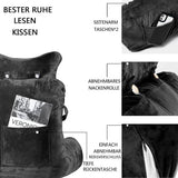 Extra Large Back Cushion with Armrests for Bed and Sofa Reading Sitting Support V1188-NACCD-4065