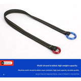 Tree Arborist Friction Saver Tree Climbing Saver Loop Belt Sling Retrievable Anchor 35.4 inchRed V1192-AZ-W-2956