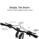Valk Metro ST 5 + Electric Bike, Mid-Drive, Step-Through, Large, White V219-BIKECBVAL4SMA