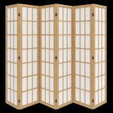 Levede 6 Panel Room Divider 170cm Freestanding Screen RD3003-6-NT